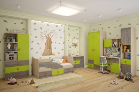 Детская комната Пуговка в Волгограде - volgograd.katalogmebeli.com | фото