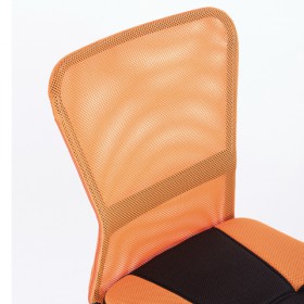 Кресло компактное BRABIX Smart MG-313 (черный, оранжевый) в Волгограде - volgograd.katalogmebeli.com | фото 4