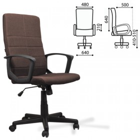 Кресло офисное BRABIX Focus EX-518 (коричневый) в Волгограде - volgograd.katalogmebeli.com | фото