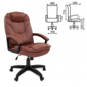 Кресло офисное BRABIX Trend EX-568 (коричневый) в Волгограде - volgograd.katalogmebeli.com | фото