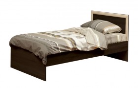 Кровать одинарная 21.55 (шир. 900) с настилом (венге/профиль дуб линдберг)/осн. в Волгограде - volgograd.katalogmebeli.com | фото
