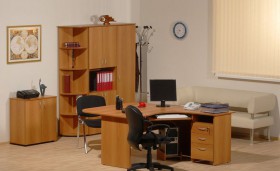 Мебель для персонала Рубин 42 Светлый миланский орех в Волгограде - volgograd.katalogmebeli.com | фото 2