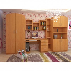 Детская Мишутка Комплект мебели (Вишня оксфорд) в Волгограде - volgograd.katalogmebeli.com | фото
