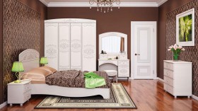 Модульная спальня Каролина в Волгограде - volgograd.katalogmebeli.com | фото