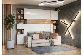 Шкаф-кровать с диваном Дина в Волгограде - volgograd.katalogmebeli.com | фото